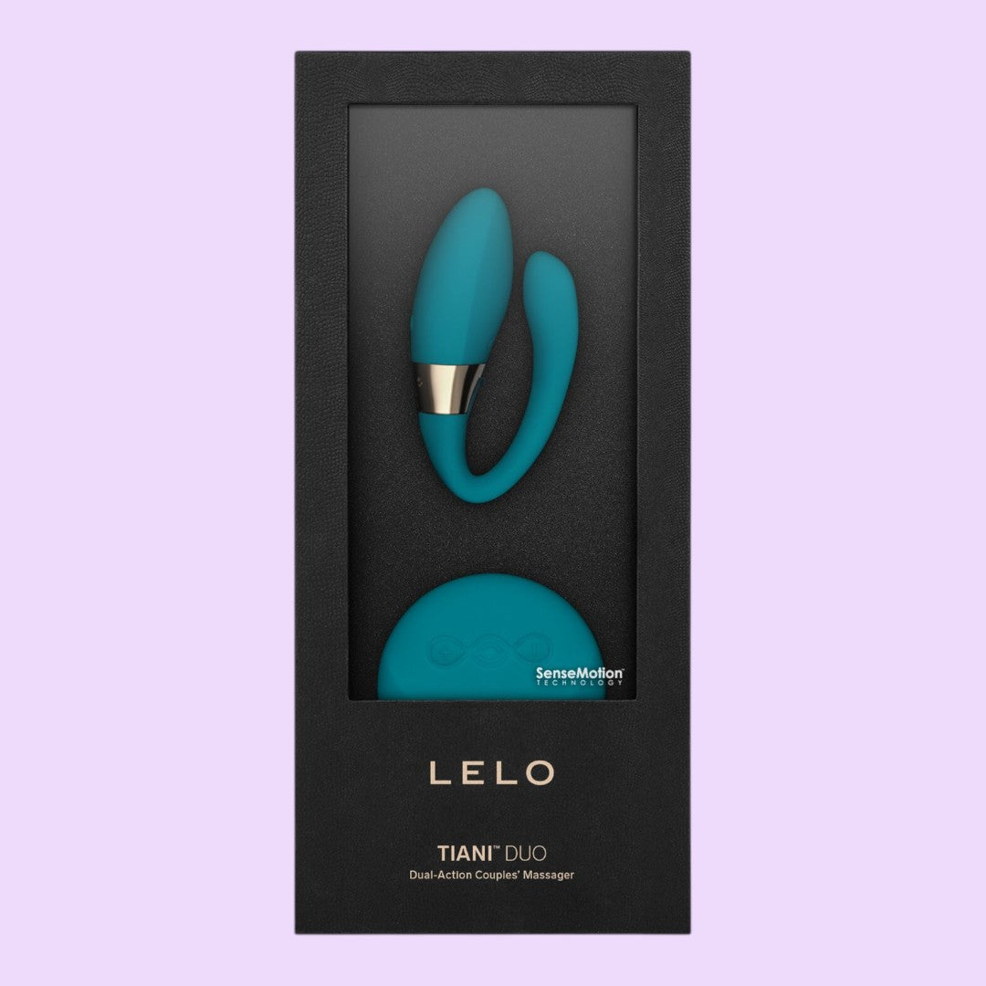 LELO Tiani Duo Couples Vibrator — Ocean Blue