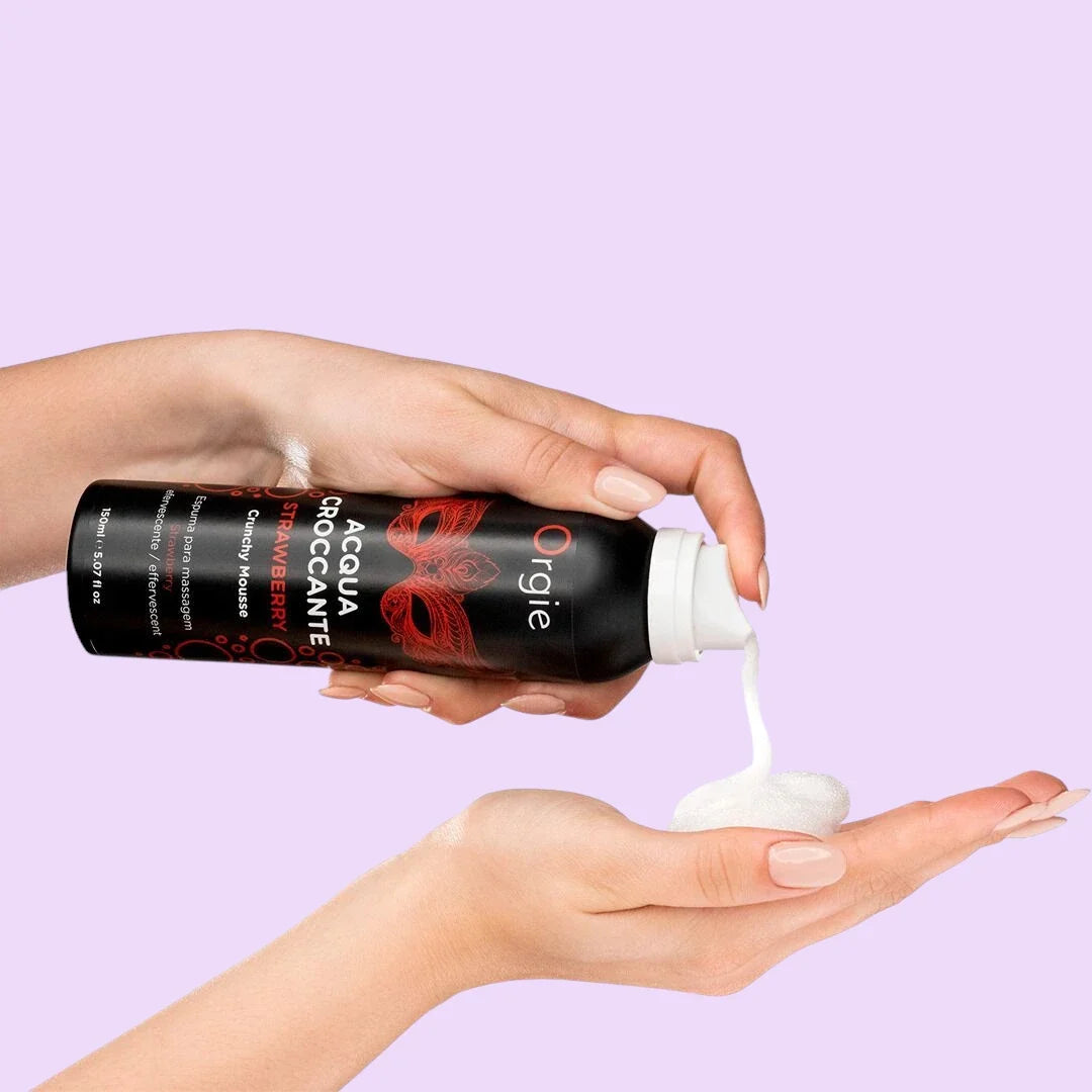 Orgie Acqua Croccante Strawberry Massage Foam — 150 ml