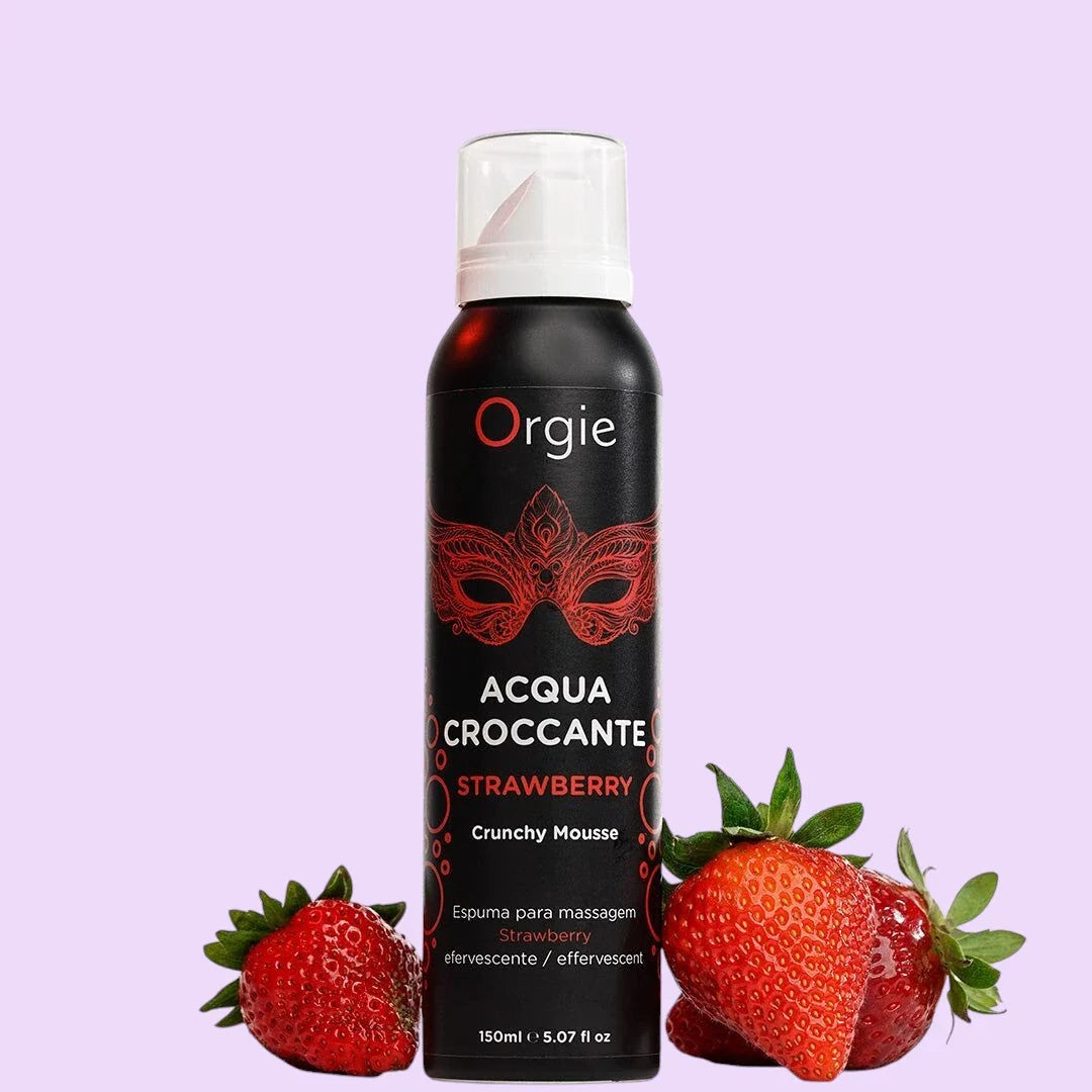 Orgie Acqua Croccante Strawberry Massage Foam — 150 ml