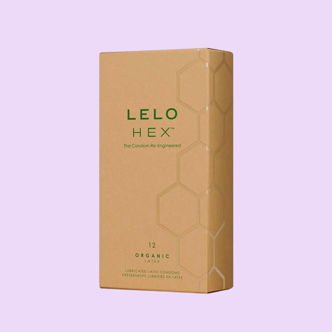 LELO HEX Organic Condoms, 12 Pack — Hexagonal Structure