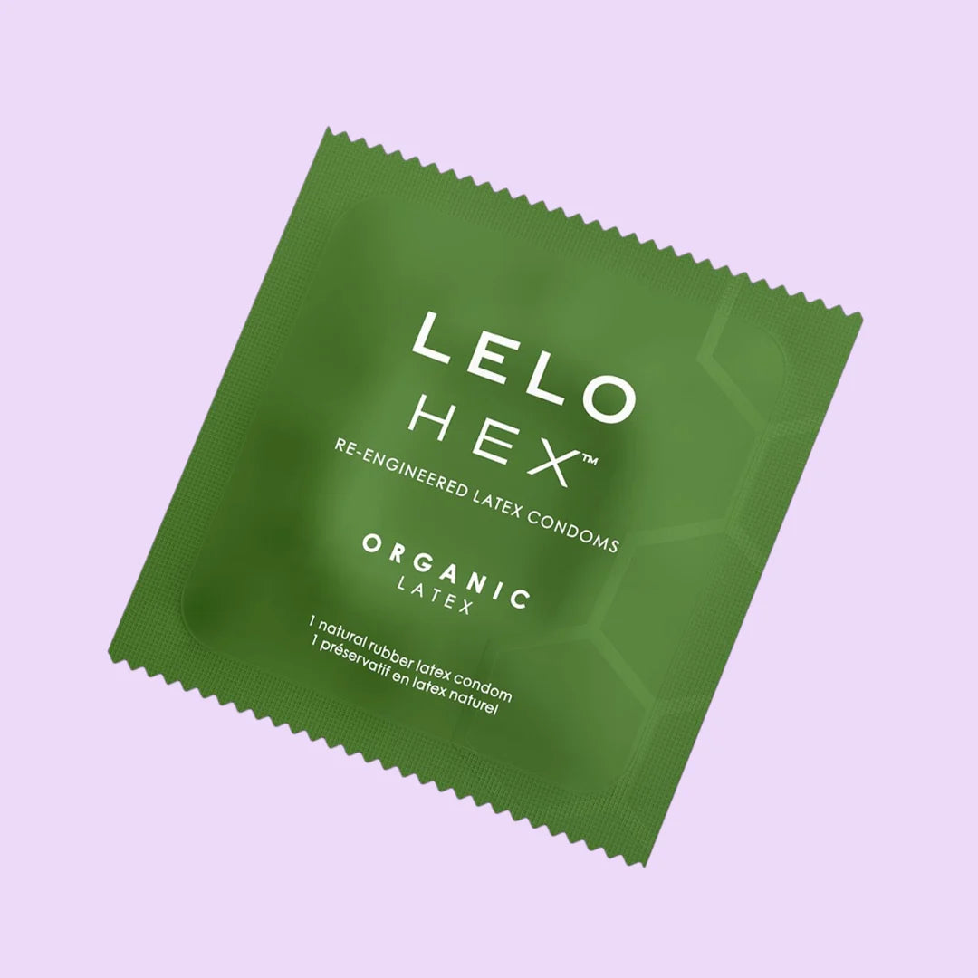 LELO HEX Organic Condoms, 12 Pack — Hexagonal Structure